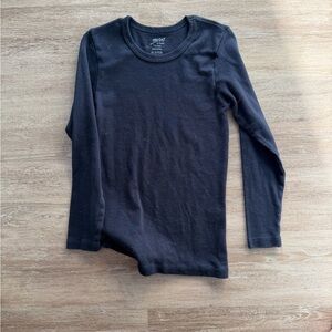 Stylish Kids Long Sleeve Tee in Black